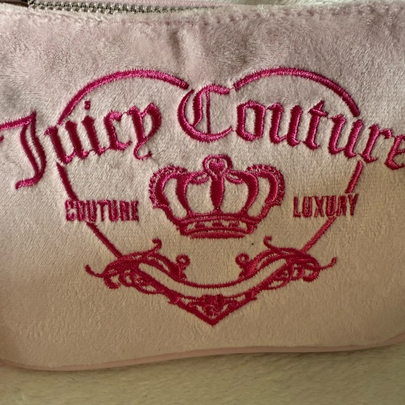 BEAUTIFUL JUICY COUTURE MINI GIRLIE ROYALTY WRISTLET CHIFFON PINK COUTURE LUXURY - Picture 2 of 10